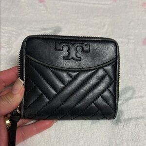Black Quilted Leather Wallet